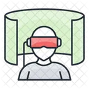 Virtuelle Tour Virtuell VR Symbol