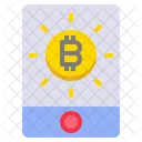 Virtuell Geld Bitcoin Symbol