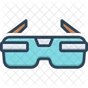 Virtuell Zukunft Brille Icon