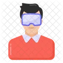 VR Brille Virtuelles Headset Virtuelle Realitat Icon