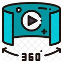 Virtuelles Video  Icon