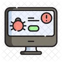 Computer Security Warning Icon