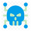 Virus Malware Skull Icon