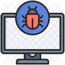 Virus Monitor Malware Icon