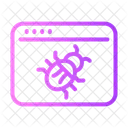 Virus Browser Cyber Icon