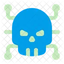 Virus Malware Cranio Ícone
