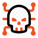 Virus Malware Cranio Ícone