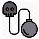 Virus Bomb Skull Bomb Bomb Icon