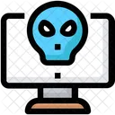 Computer Hacker Virus Icon