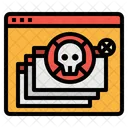 Virus Computer Theft Icon