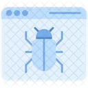 Web Virus Browser Icon
