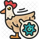 가금류 닭고기 식품 아이콘