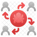Virus Spread Infection Icon
