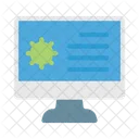 Virus Monitor Screen Icon
