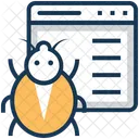 Virus Bug Web Icon