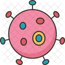 Virus Cell Infection Icon
