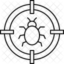 Alvo De Bug Teste De Bug Modo De Depuracao Ícone