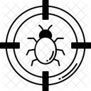 Alvo De Bug Teste De Bug Modo De Depuracao Ícone