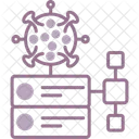 Virus De Base De Datos Base De Datos Virus Icono