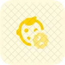 Virus bebe niño  Icono