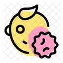 Virus bebe niño  Icono