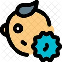 Virus bebe niño  Icono