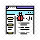 Virus Coding Development Icon