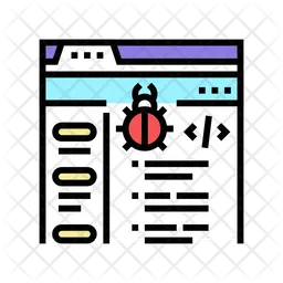 Virus Coding  Icon
