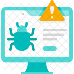 Computadora virus  Icono