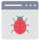 Vírus da web  Ícone