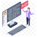 Virus De Codificacao Virus De Computador Virus De Software Ícone
