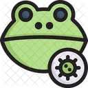 Virus Transmision Infeccion Icono