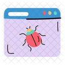Virus De Site Bug De Site Correcao De Bug Ícone