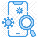 Virus En Dispositivos Moviles Coronavirus Telefonos Inteligentes Icono
