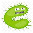 Microorganismo Ameba Bacteria Aterradora Icono