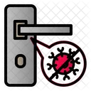 Corona Virus Door Covid Icon