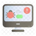 Computer Security Warning Icon