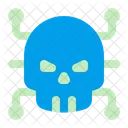 Virus Malware Skull Icon