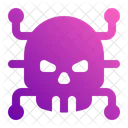 Virus Malware Skull Icon