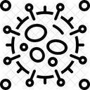 Virus Virion Infectious Epidemic Microorganism Bacterium Bacteria Disease Fungi Germ Infective Agent Icon