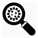 Microorganisms Search Virus Virus Analysis Icon