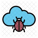 Virus Malware Cloud Computing Icon