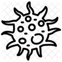 Virus Black Outline Icon 아이콘