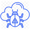 Virus Malware Cloud Storage Icon