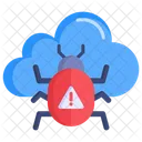 Virus Malware Cloud Storage Icon