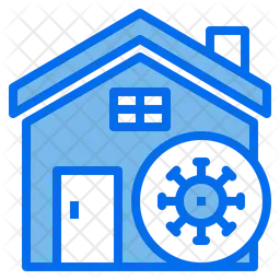 Virus In Home  Icon