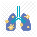 Virus In Lung  Icon