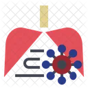 Lung Destroy Breathe Icon