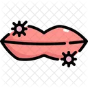 Virus Infected Mouth  Icon
