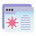 Virus Information Website  Icon